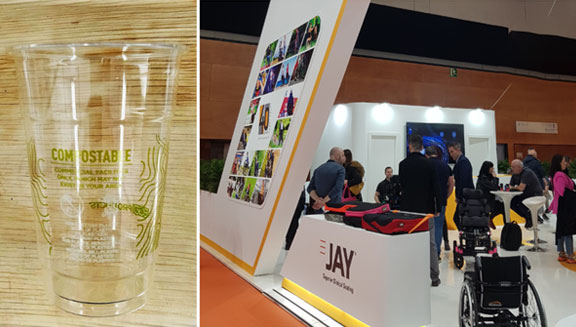 Commitment to Sustainability: Plastic-free at the trade shows 